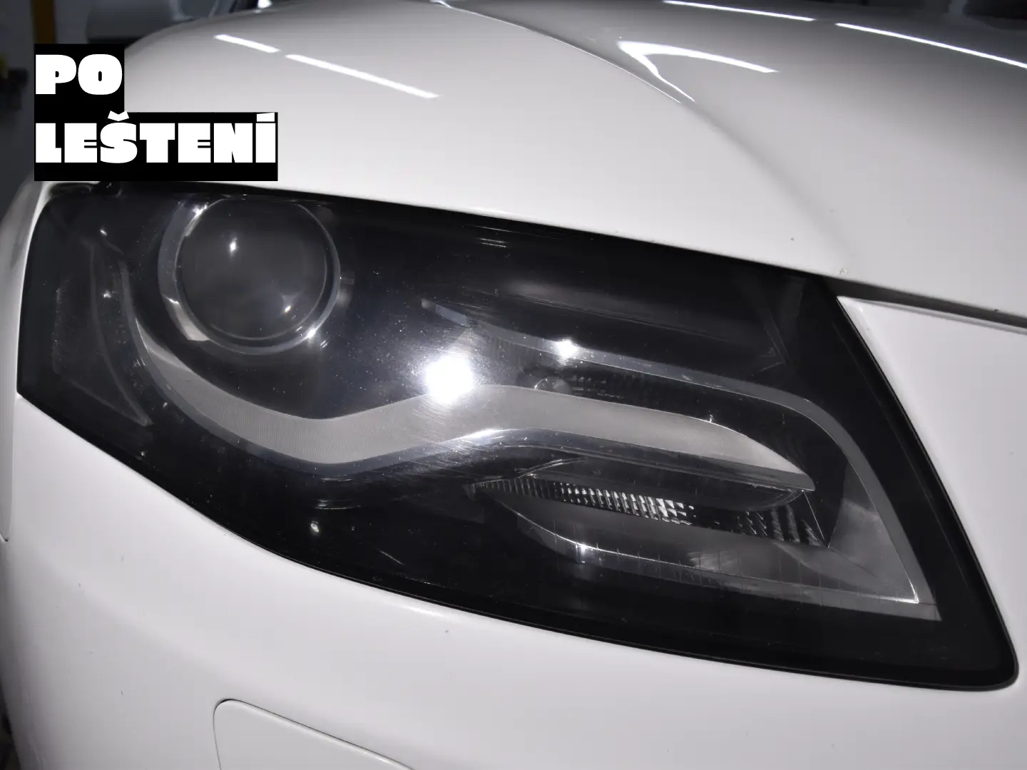 Po leštení svetla - Audi A4 2012